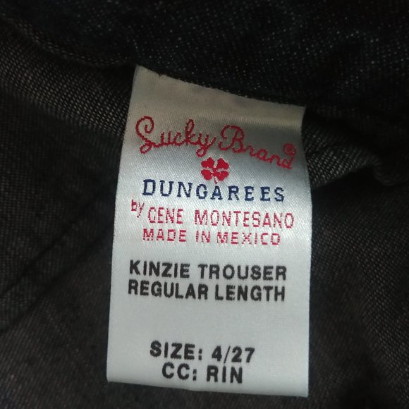 Y2K Lucky Brand low rise flare jeans denim size 4 27 Kinzie Trouser - Picture 15 of 16